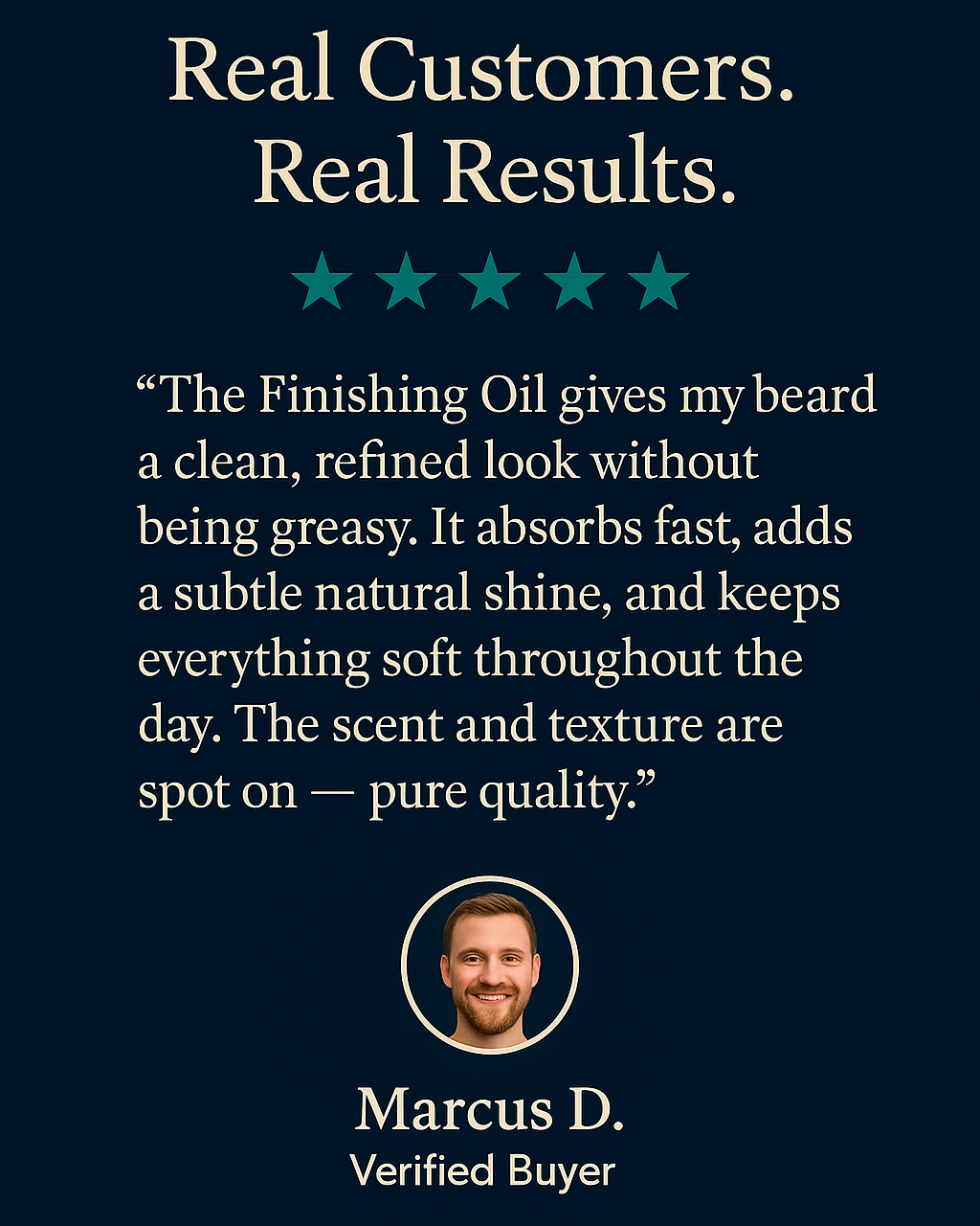 Beard Finishing Oil